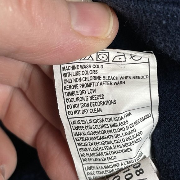 Adidas Notre Dame Pullover Hoodie Size XL Blue Green‎ Logo Spell Out Pockets - Picture 10 of 12